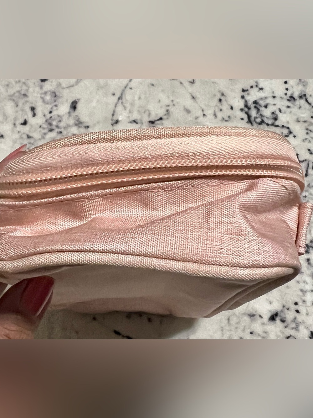 NEW BTS Travel Pouch (soft pink) 9.5in x4in x 2in - Picture 3 of 7